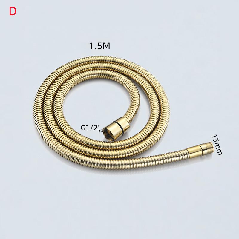 1PC 1.5m Faucet Pull Out Faucet Plumbing Hose Nylon Braided Hose Replacement Hose for Pull Down Kitchen/Basin Tap G1/2' 15mm