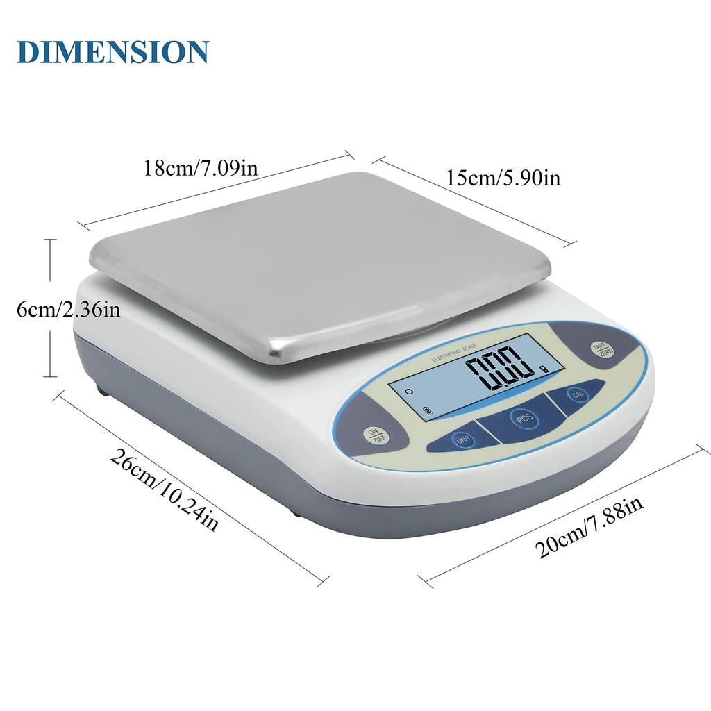 Bonvoisin Precision Electronic Scale Digital Scale 10mg High Precision Electronic Balance Weighing Instrument Analytical Electronic Balance Pan