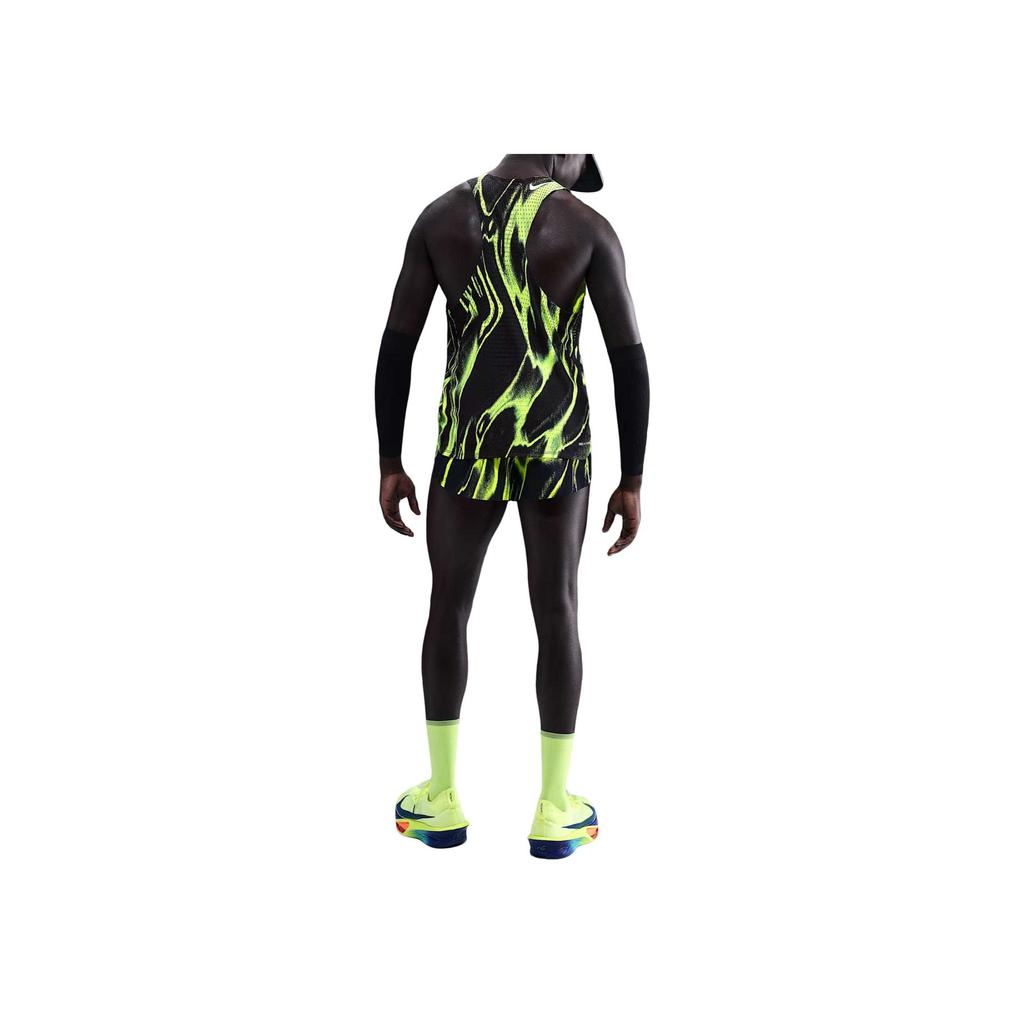 Nike Aeroswift Minimalist Sleeveless Fitted Running Tank Men tops Green Black HV2643-702