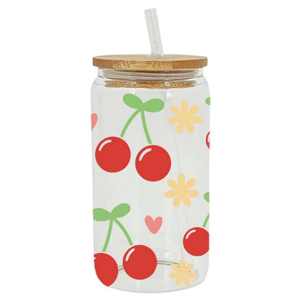 8Pcs Refrigerator Notebook Kettle Book Sticker Waterproof UV DTF Transfers Decals Cups Mugs DIY Logo Kawaii Water Cup Sticker