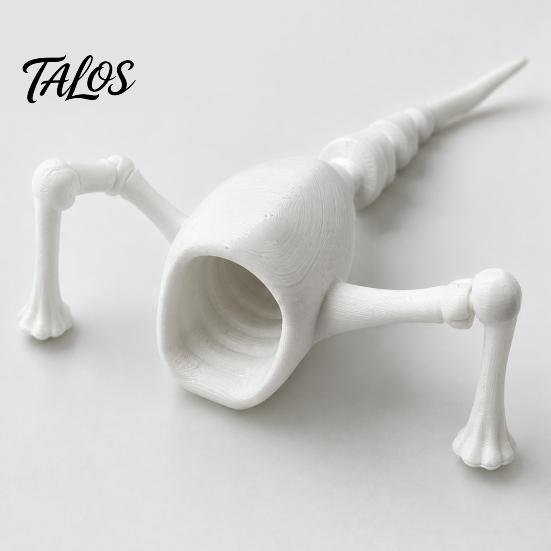 Science Fiction Themed Gift 3D Printed Sea Eater Toy, Flexible Movable Joints Realistic Desktop Display Ornament Deep Monster, Stress Relief Toys for