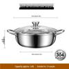 304 Stainless Steel Induction Cooker Soup Hot Pot