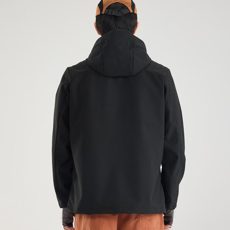 Women's Windproof and Waterproof Jacket Insulated Shells Raincoat Interchange Jacket with Hood Outdoor Hiking