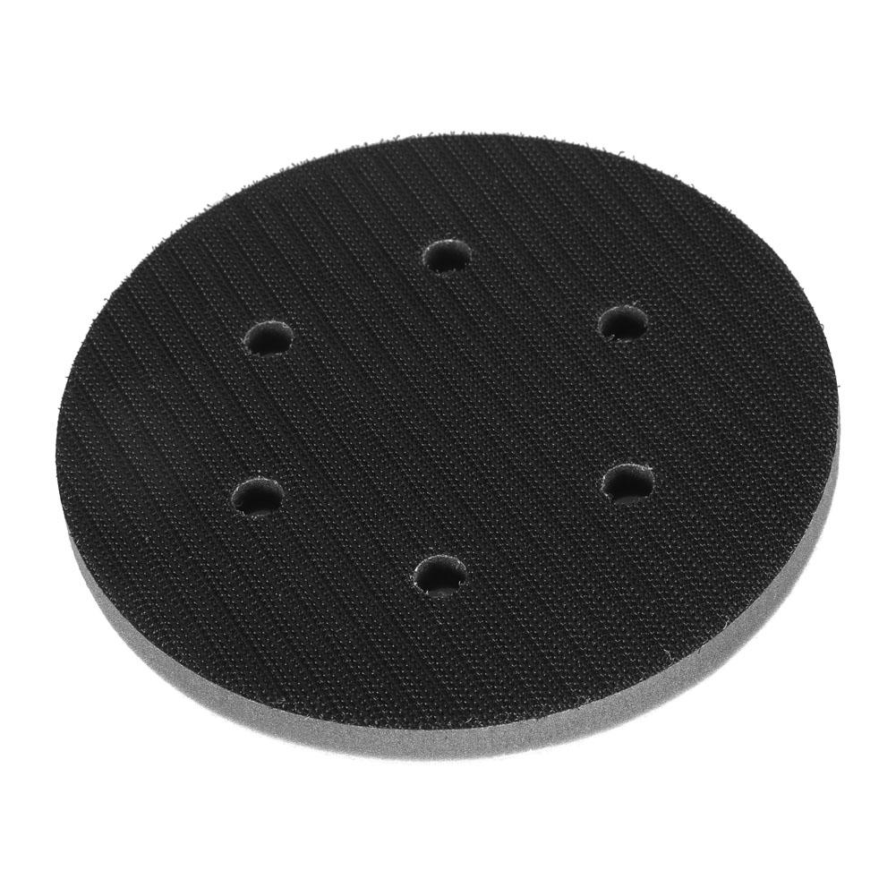 150mm Diameter Soft Buffer Sponge Interface Cushion Pad for Sanding Pads (6 holes)