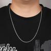Necklace Boys Hip Hop Versatile Stainless Steel Gold Twist Chain Niche Plain Chain Twist Rope Chain Jewelry