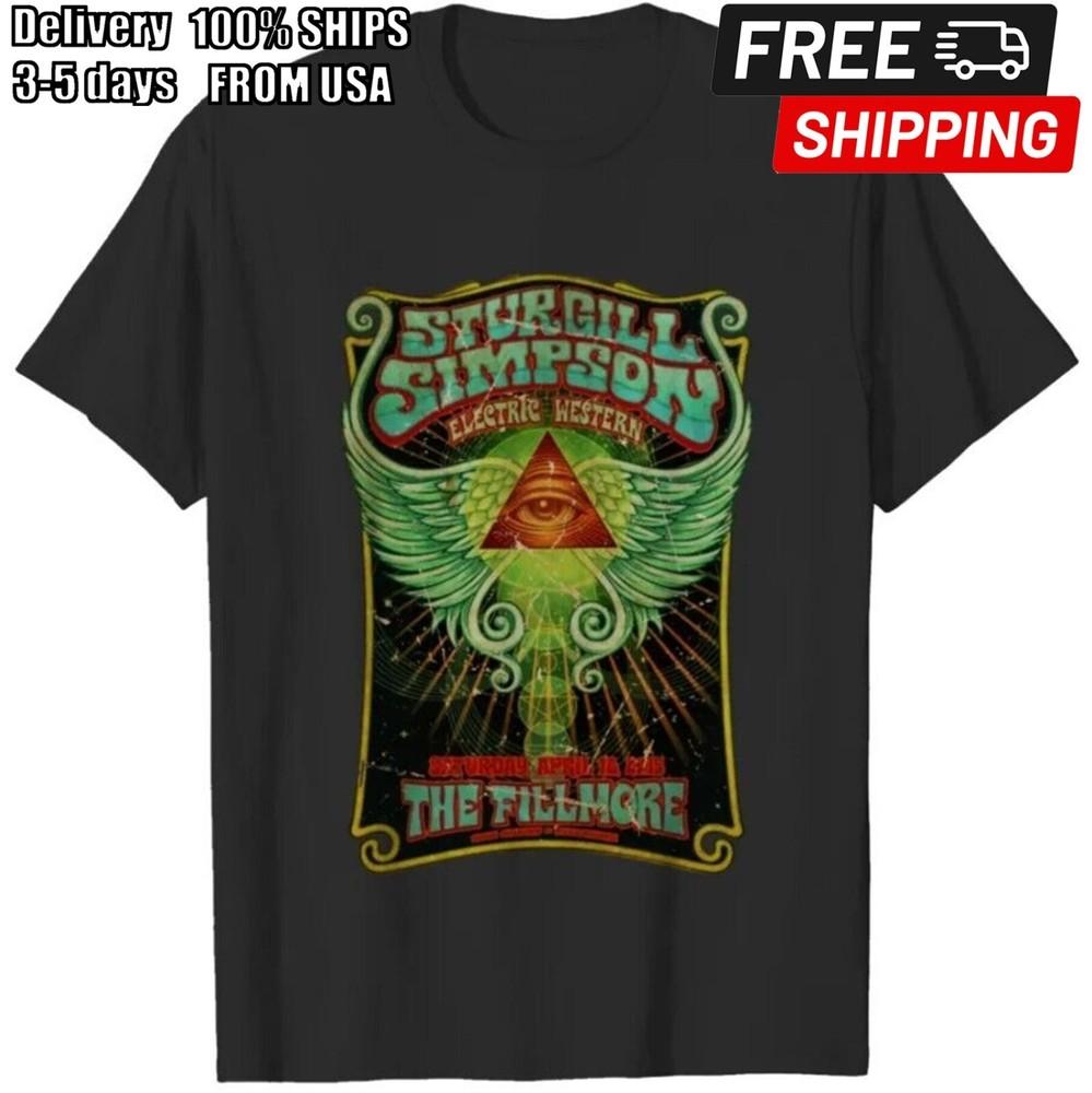 Sturgill Simpson T-Shirt Retro Vintage Unisex Short Sleeve Shirt All Sizes S-234 Unisex T-Shirt XXXXL