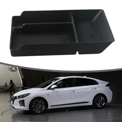 Car Center Console Armrest Storage Box Organizer Tray For Hyundai IONIQ 5 2025+ ABS Black Cup Holder Organizer Auto Accessories