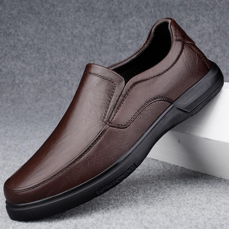 

Модные Роскошные Новые Мужские Лоферы Ручной Работы Уличные Формальные Повседневные Туфли Натуральная Кожа Слипоны Обувь для Вождения Кроссовки для Ходьбы Мокасины 38 коричневый