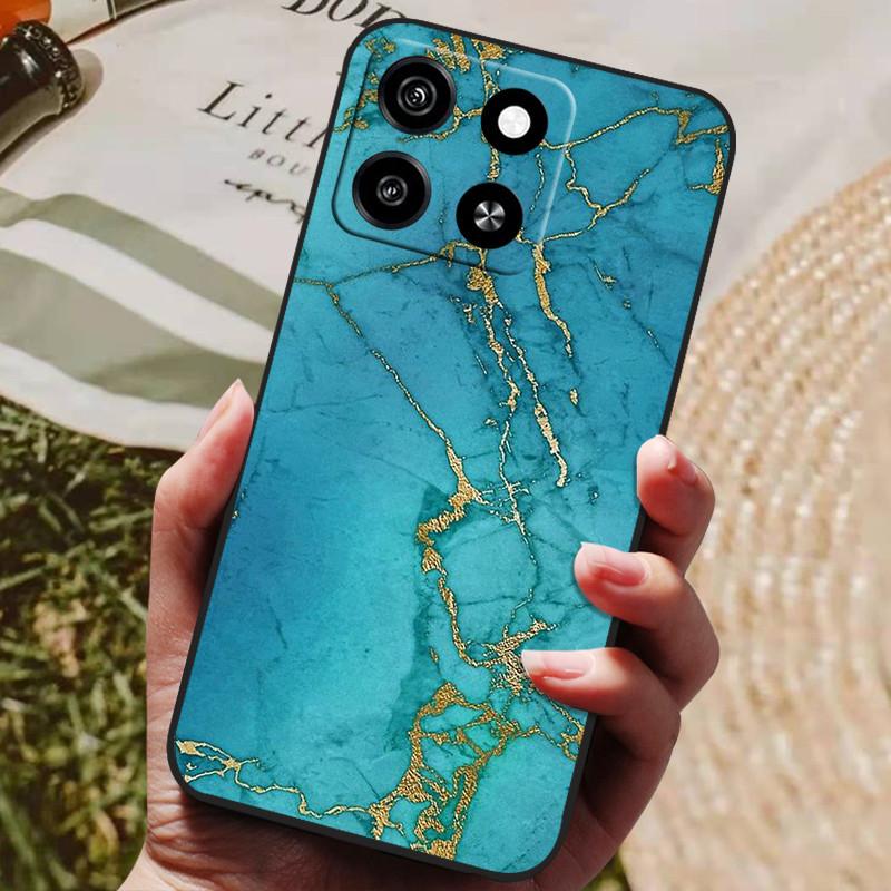 Für ZTE Blade A35 Hülle BladeA35 BladeA55 Luxus Bemaltes Handy Silikon Rückseite Für ZTE Blade A55 Hüllen Schutzhülle Capas