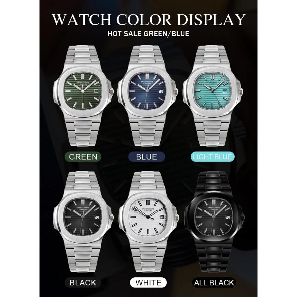 Specht & Söhne Mechanické náramkové hodinky pro muže 5711 Hodinky Miyota 8215 Sportovní hodinky Relogio Masculino