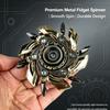 Spinner Fidget Métallique Déformable Mécanique, Spinner à Main EDC en Alliage Premium, Gyroscope à Pointe de Doigt Anti-Stress à Rotation Fluide pour Adulte