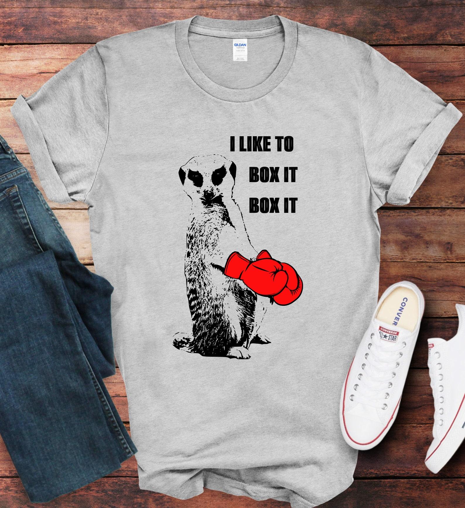 Lemur Boxing Tee: I Like to Box It Unisex T-Shirt S