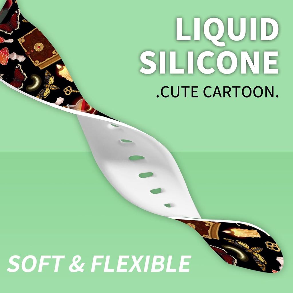 Compatible with iWatch Band 38mm 40mm 41mm 42mm 44mm 45mm 49mm for Women, Cute Fadeless Replacement Strap for iWatch SE Series 9 8 7 6 5 4 3 2 1