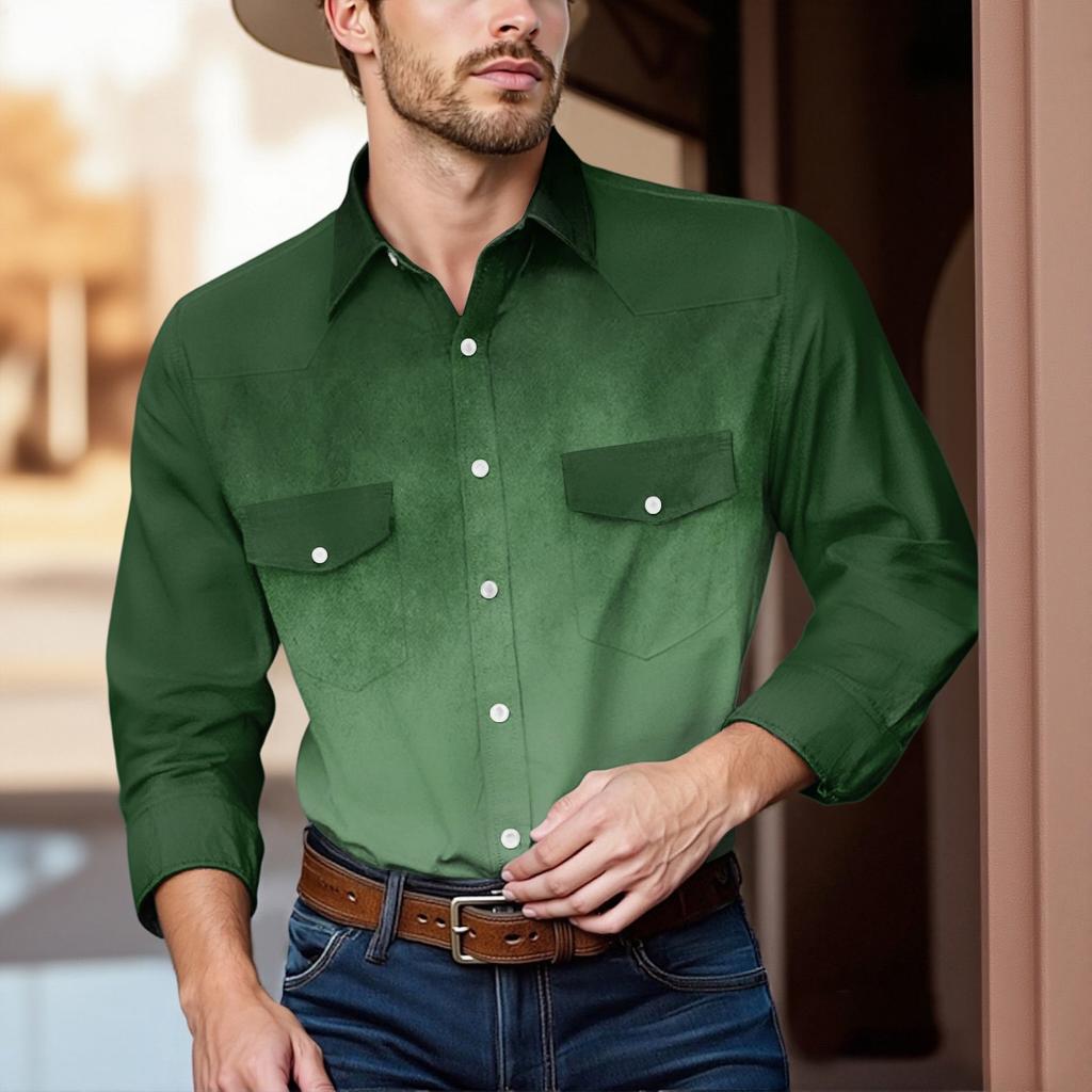 Men'S Fashionable Lapel And Shoulder Length Short Sleeved Casual Top