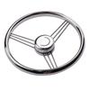 Stainless Steel Marine Steering Wheel, Universal for Yacht Speedboat Hydraulic & Mechanical Helm System, Boat Hardware Accessori