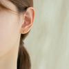 14k Basic Mini Cross Earrings (14k Gold) ES19