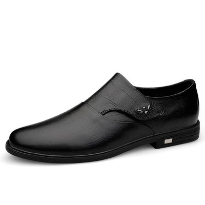 Scarpe eleganti da uomo di marca di alta qualità, scarpe da uomo in vera pelle, suole morbide a punta, scarpe da sposo di alta qualità