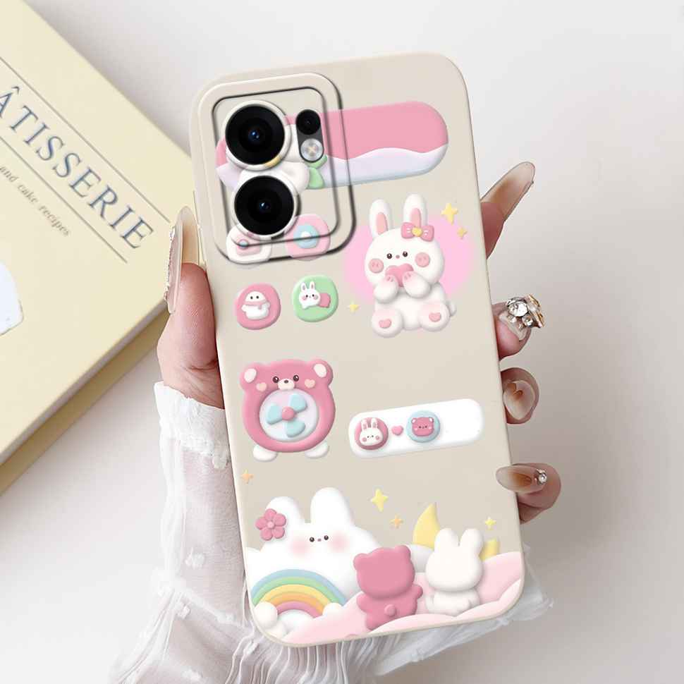 Para Oppo Reno 13F 5G Funda Antigolpes Transparente Silicona TPU Cubierta Trasera Carcasa Suave Para Oppo Reno13F Reno13 F 5G CPH2699 Fundas