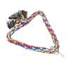 Chewing Design Rope Perch Stand Triangular Shape Colorful Parrot Toy Bird Swing Toy  For Parakeets