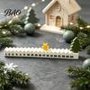 3D Printed Christmas Ornament Star Countdown Calendar, 24-Day Moving Advent Office Supplies Decoration for Kids Room Desk, Creative Holiday