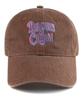 Bichiseuaenkeulim Shadow Pigment Ball Cap-Red Brown