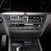 Car Tuning Carbon Fiber ABS Air conditioning Switch Adjustment Frame Cover Trim Accessories For Genesis G80 DH 2015-2020 LHD