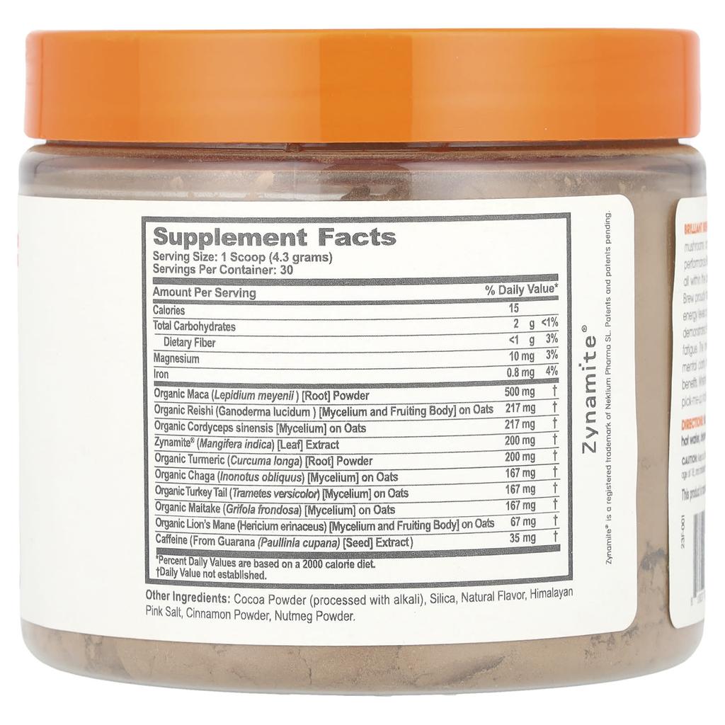 Brilliant Brew, Coffee Substitute, Unsweetened, 129G(4.6Oz)