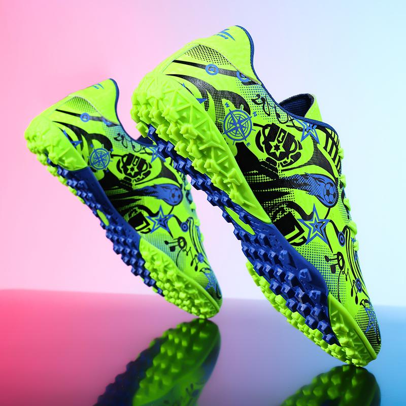 31-44 Men's Football Boots Rubber Soft Soled Outdoor Children's Youth Football Shoes Boys and Girls Competition Professional Training Football Shoes