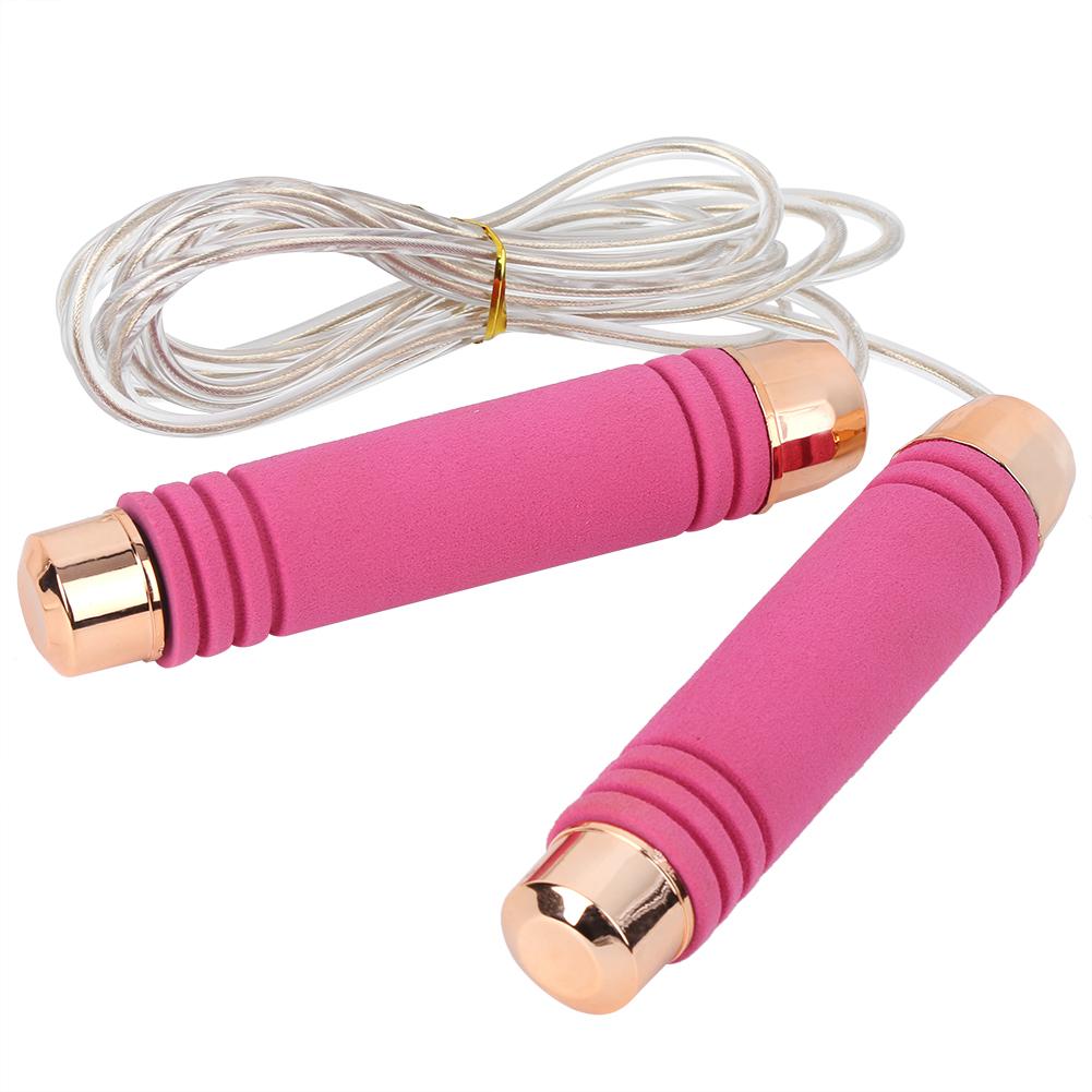 Rose Red Sports Competition Adults Children Student Fitness Steel Wire Bear Load 400g Bearing Rope Skipping