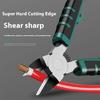 Comfort Handle Electrician Wire Shear Cable Cutter Tool Diagonal Pliers Precise Edged Ergonomic Fatigue Resistant Grip