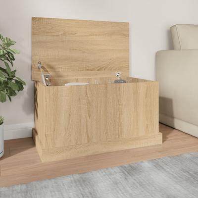 Vidaxl Chest, Sonoma Oak, 70X40X38 Cm, Wood-Based Material