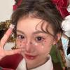 Christmas Nail & Face Glitter Stickers: White Snowflake Sequins for Makeup & Stage Décor