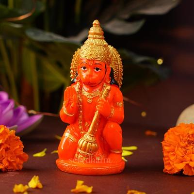 Statua Hanuman Ji Murti Bajrangbali Balaji Murti do Dekoracji Domu Biura Pokoju Puja Błogosławieństwo Sankat Mochan Idol Boga