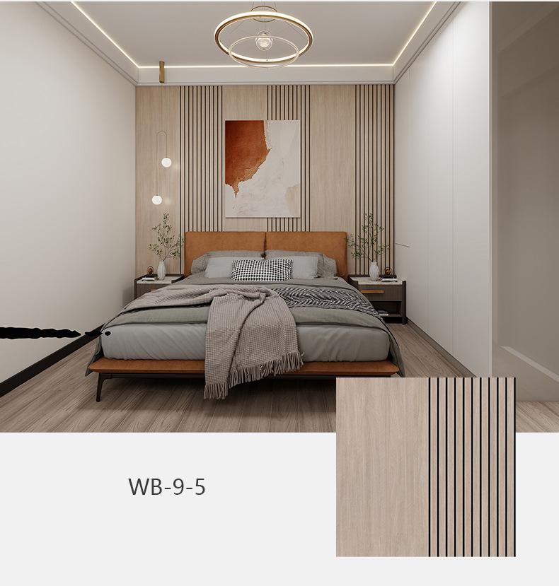 3D Embossed Wood Grain Wall Sticker: Waterproof TV Background Decor Panel