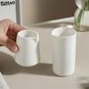 S,L  Needle Nosed Cups White Ceramic Milk Jar Coffee Milks Cup Milk Jug Saucepan Sauce Cup Coffeeware Milks Pot Seasoning Pots