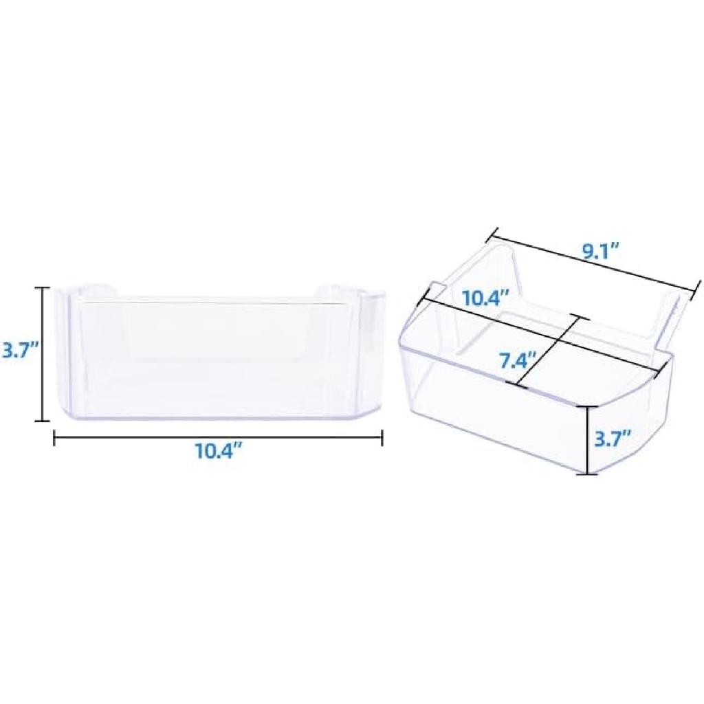 WPW10308869 W10308869 Refrigerator Door Shelf Bin Compatible with Whirlpool Maytag KitchenAid Kenmore French Door Refrigerator Parts Bin, Replacement