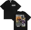 Rapper Estopa 1999 Tour Graphics Tshirts Men Women Fashion Hip Hop High Street T Shirt Summer Tops Oversized Tshirt Streetwear
