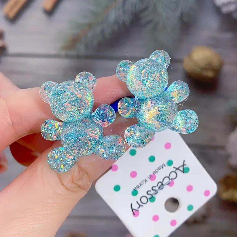 Koreanische Kinder Pailletten Floral Elastische Haarbänder Gummiband Haargummi Prinzessin Kawaii Haarseil Kopfbedeckung Mädchen Haarschmuck