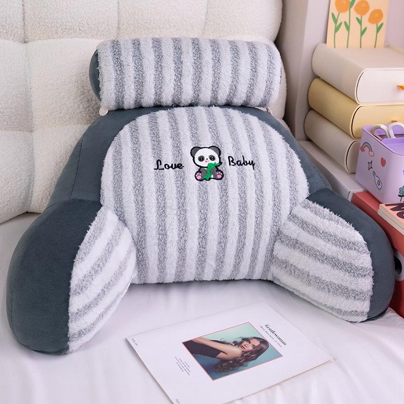 Cartoon Cute Backrest Bedside Pillow Dormitory Bed Reading and Playing Sofa Waist Support Office Bedside Cushion Large Pillow