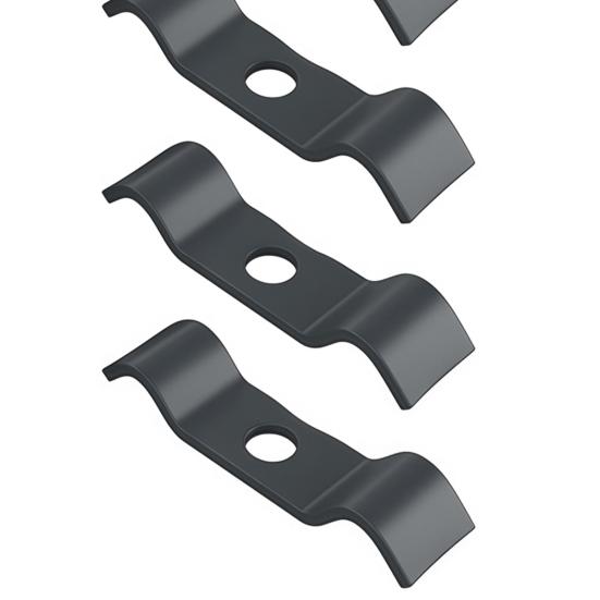 10Pcs Double Pole Fence Clamps Stainless Steel Double Pole Connector Clamps Mounting Clips for Fence Wires Wooden Posts Installation