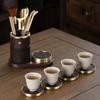 Hanyou Solid Wood Six Gentlemen Tea Set Accessories