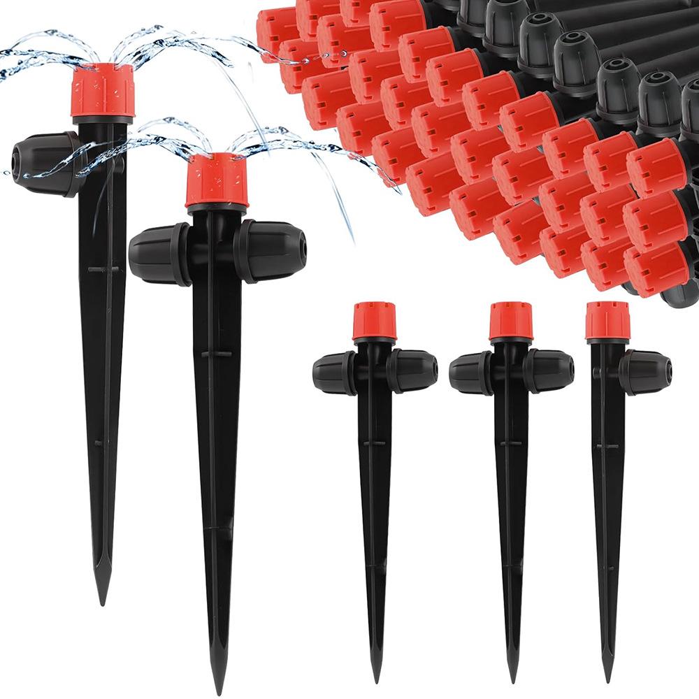 13cm Adjustable Eight-Hole Sprinkler with Double Lock Nut for Garden Watering