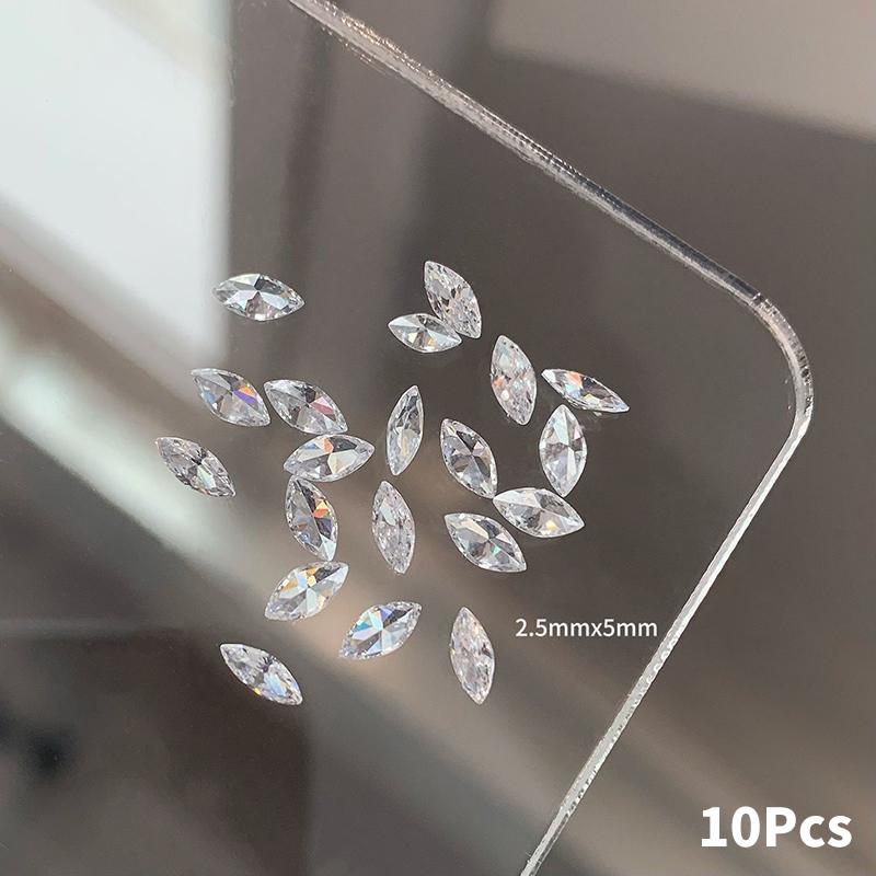 10Pcs Art Charms Nail Jewelry Set  Nail  Diamond Nail Decors