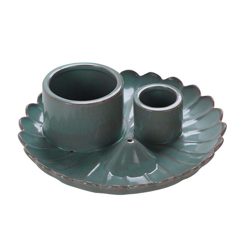 Ceramics Tray Bedroom Unique Candlestick Ambience Candle Holder Censer Crafts Decorative Ornaments