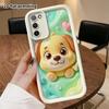 Phone Case: 2D flat design suitable for Samsung Galaxy A34 A35 M05 M06 S20 S22 S21 FE Plus 5G protective case, cute little yellow dog, perfect holiday