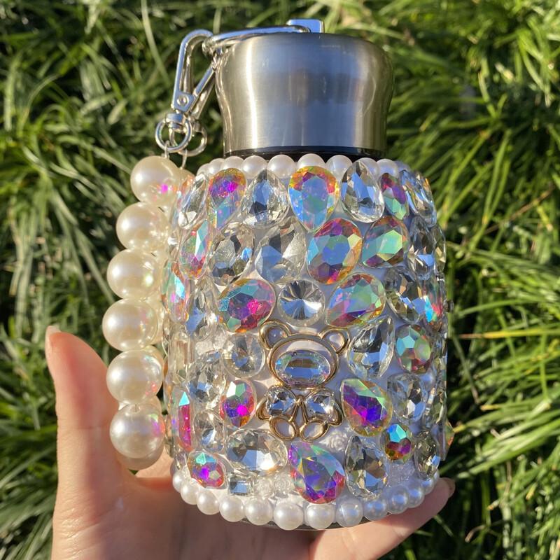 Duoli Diamond Bling Bear Design Insulated Tumbler