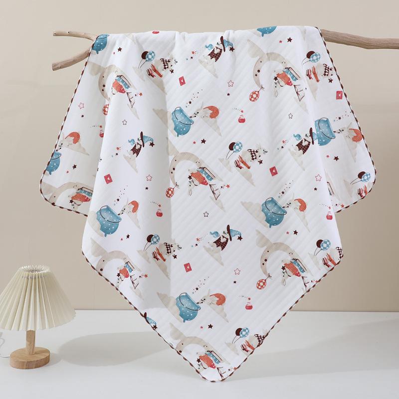 Class A Pure Cotton Newborn Swaddle Blanket – Soft, Thin, Skin-Friendly, All-Season Wrap