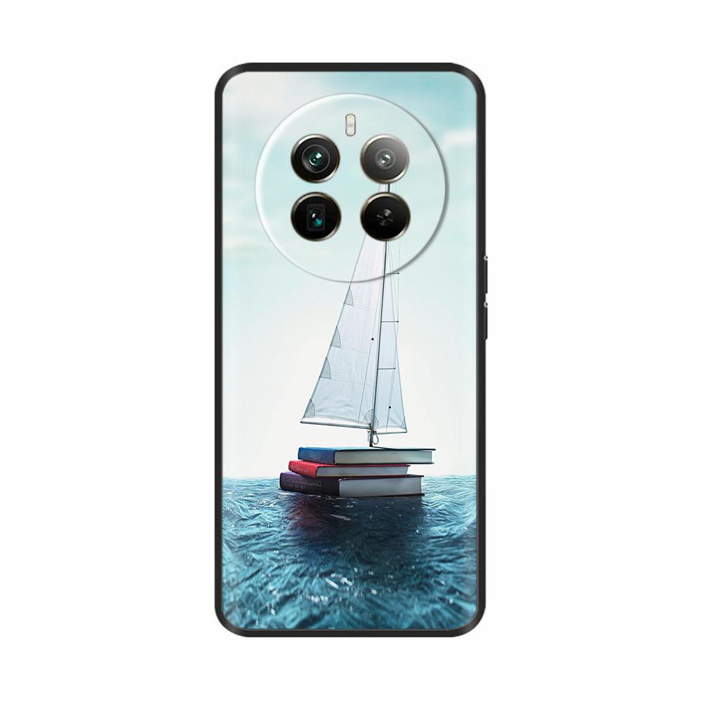 Silicone Phone Case for Realme 12 Pro Plus Soft Black Back Cover for Realme 12 Pro + Realme12 Funda Protective Shell Cases Coque