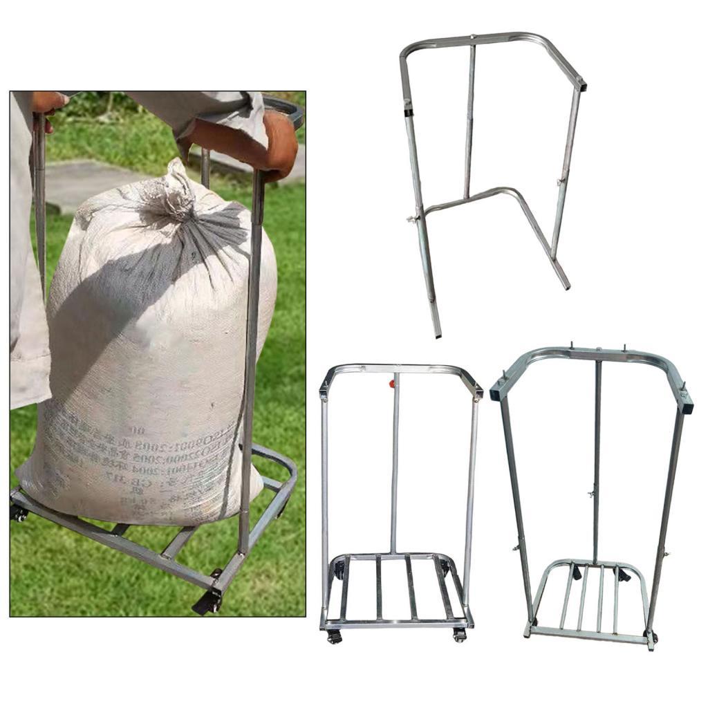 Bag Holder Support Stand Metal Heavy Duty Sack Holder Multiuse Bag Support