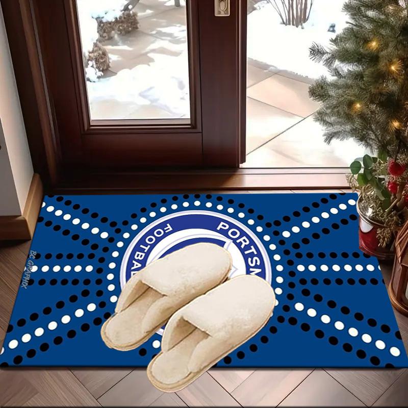 Ports-mouth Fc Anniversary Printed Area Rug for Office, Chair Rug, Decorative Carpet Floor Mat, Large Size Fan gifts Christmas gifts